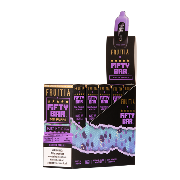 Bonker Berries FRUITIA X Fifty Bar 20K
