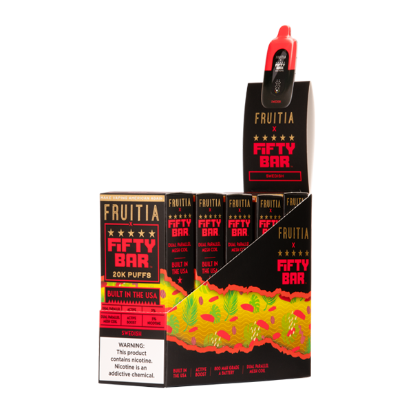 Swedish FRUITIA X Fifty Bar 20K