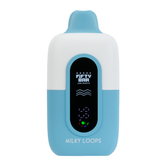 BUY 1 GET 1 FREE Milky Loops Fifty Bar 20K (Nixodine) | Vape Amazon India