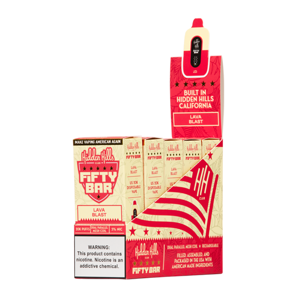 Lava Blast Hidden Hills X Fifty Bar