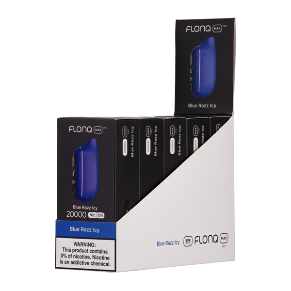 BUY 1 GET 1 FREE Blue Razz Icy FLONQ Max Pro ZERO | Vape Mumbai India