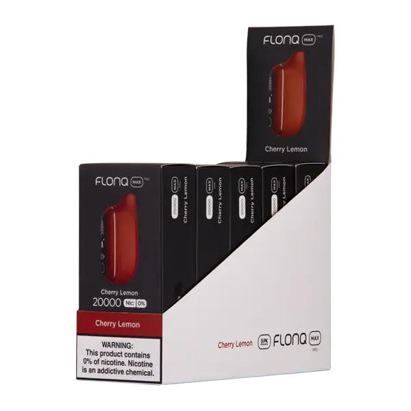 BUY 1 GET 1 FREE Cherry Lemon FLONQ Max Pro ZERO | Vape Mumbai India Flonq
