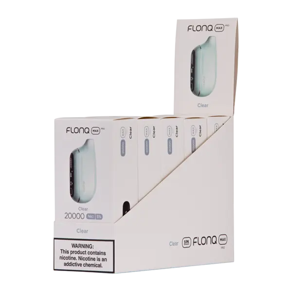 BUY 1 GET 1 FREE Clear FLONQ Max Pro | Vape Mumbai India Flonq