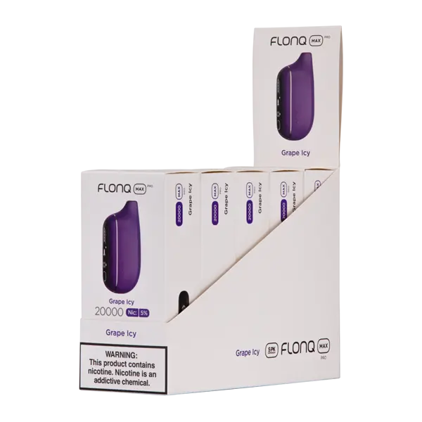 BUY 1 GET 1 FREE Grape Icy FLONQ Max Pro | Vape Mumbai India Flonq