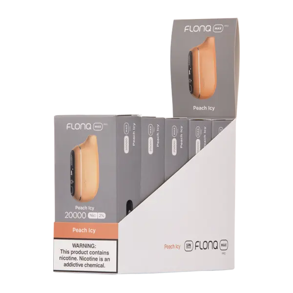 BUY 1 GET 1 FREE Peach Icy FLONQ Max Pro | Vape Mumbai India Flonq
