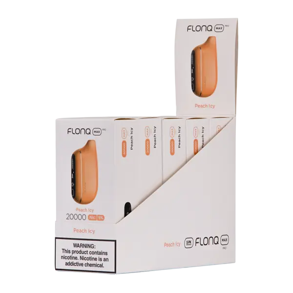 BUY 1 GET 1 FREE Peach Icy FLONQ Max Pro | Vape Mumbai India Flonq