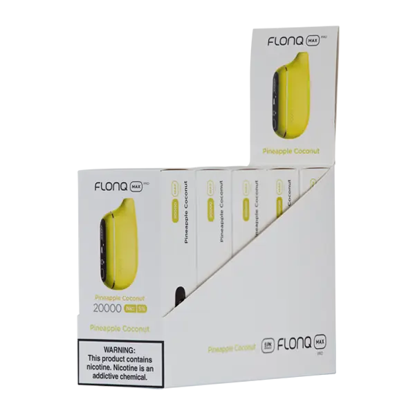 BUY 1 GET 1 FREE Pineapple Coconut FLONQ Max Pro | Vape Mumbai India Flonq