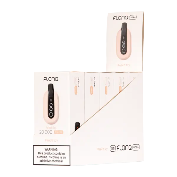 BUY 1 GET 1 FREE Peach Icy Flonq Ultra | Vape Mumbai India Flonq