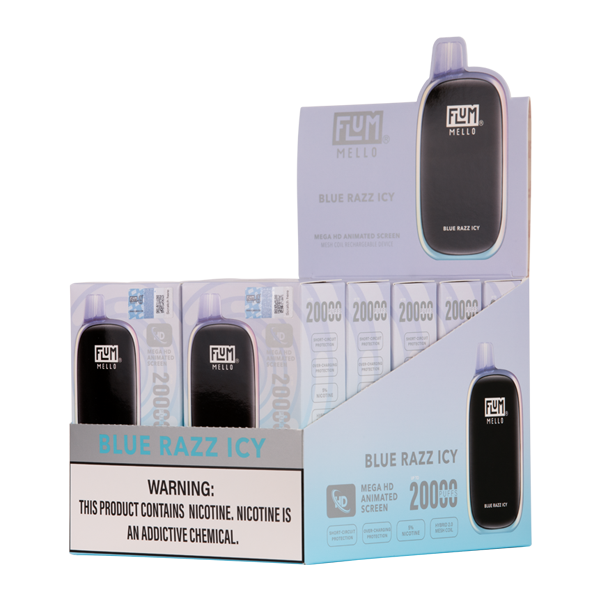 BUY 1 GET 1 FREE Blue Razz Icy FLUM Mello | Vape Amazon India