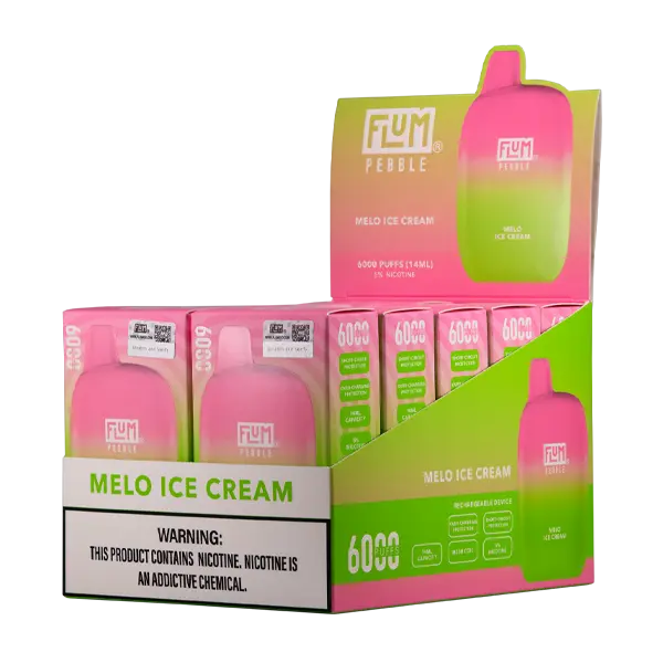 BUY 1 GET 1 FREE Melo Ice Cream FLUM Pebble | Vape Mumbai India Flum
