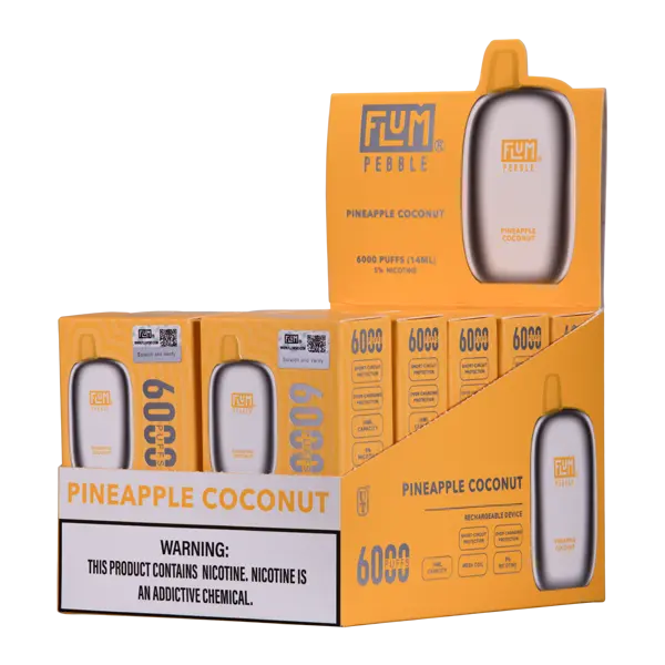 BUY 1 GET 1 FREE Pineapple Coconut FLUM Pebble | Vape Mumbai India Flum