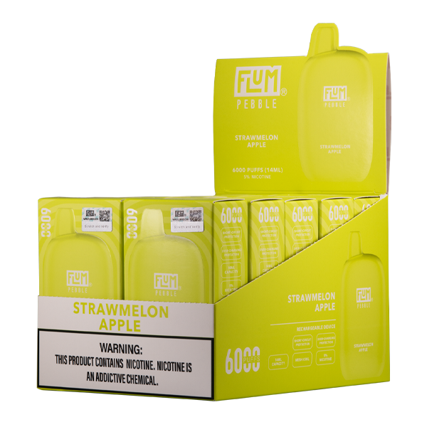 BUY 1 GET 1 FREE Strawmelon Apple FLUM Pebble | Vape Amazon India