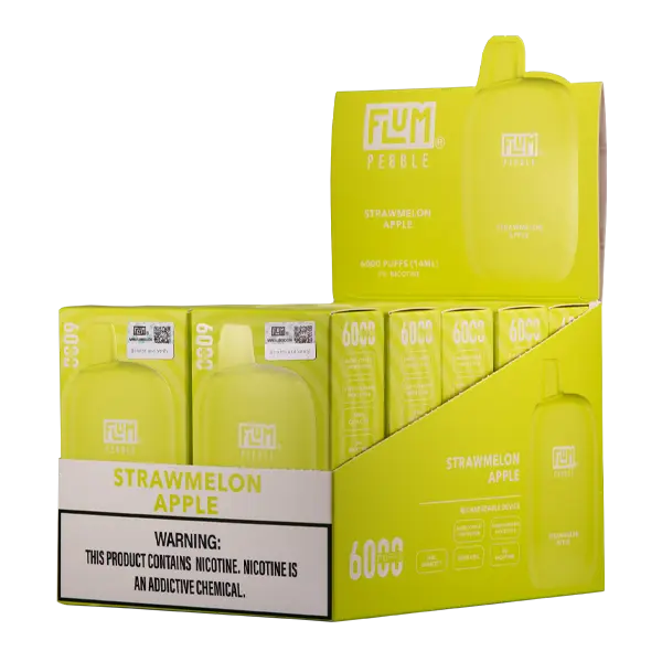 BUY 1 GET 1 FREE Strawmelon Apple FLUM Pebble | Vape Mumbai India Flum