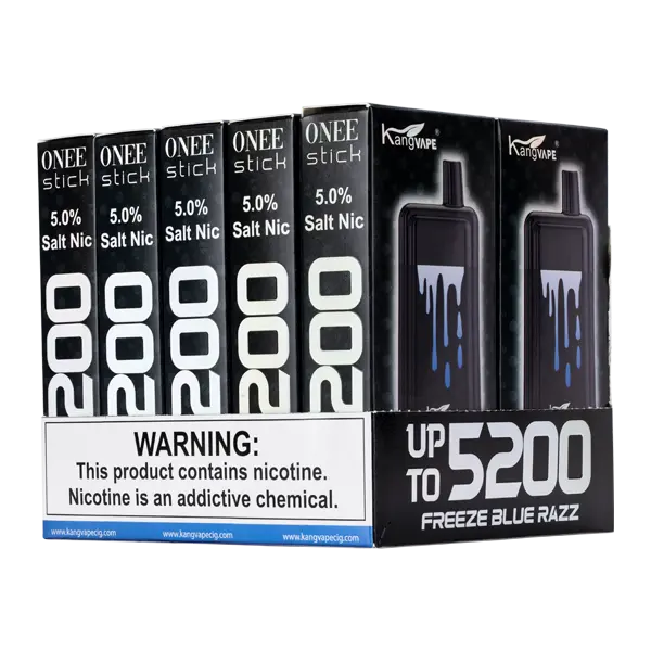 BUY 1 GET 1 FREE Freeze Blue Razz Kangvape Onee Stick 5200 | Vape Mumbai India Kangvape
