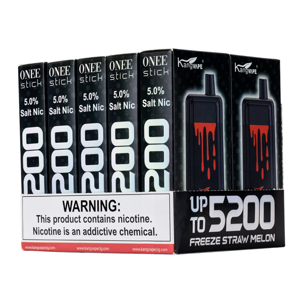 BUY 1 GET 1 FREE Freeze Straw Melon Kangvape Onee Stick 5200 | Vape Amazon India