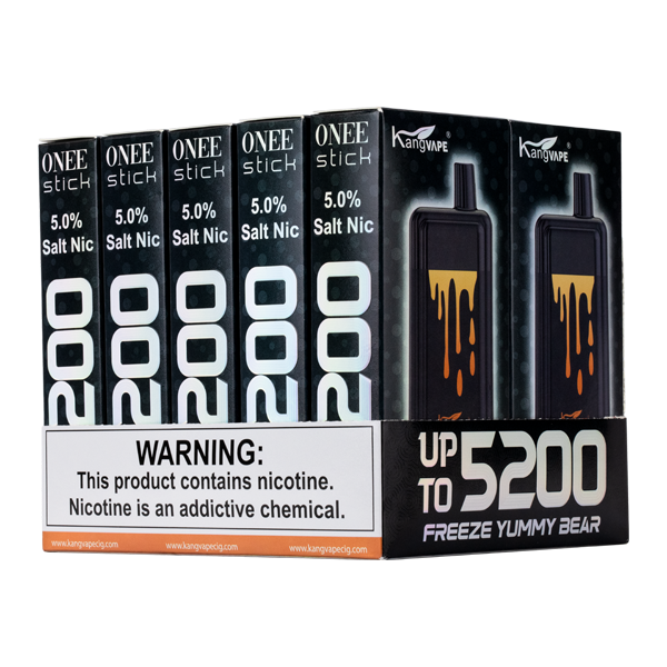 BUY 1 GET 1 FREE Freeze Yummy Bear Kangvape Onee Stick 5200 | Vape Amazon India