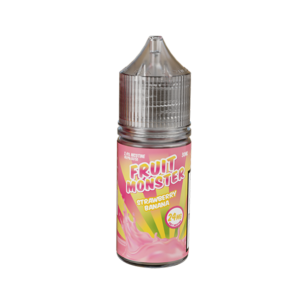 BUY 1 GET 1 FREE Strawberry Banana Fruit Monster Salt by Monster Labs | Vape Amazon India