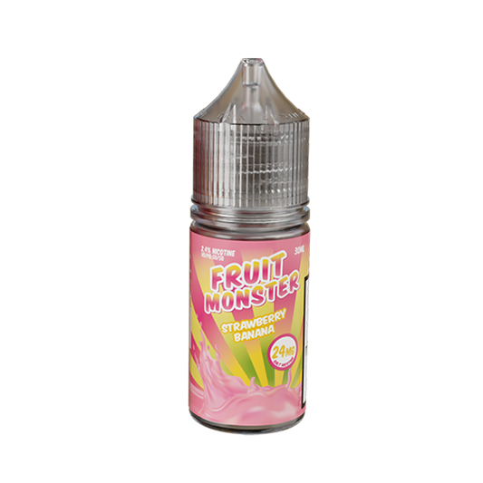 BUY 1 GET 1 FREE Strawberry Banana Fruit Monster Salt by Monster Labs | Vape Amazon India