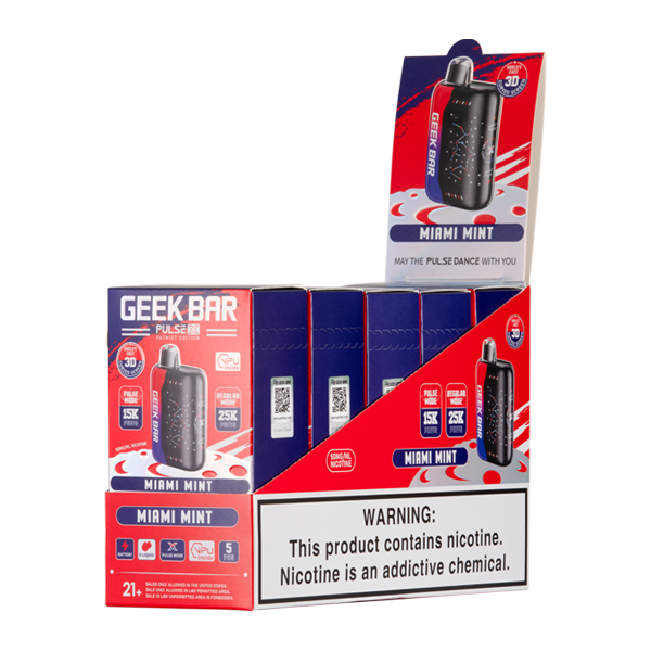 Miami Mint Geek Bar Pulse X (Patriot Edition)