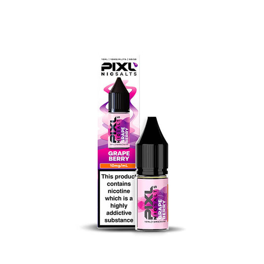 PIXL Nic Salts Grape Berry 10ml E-Liquid