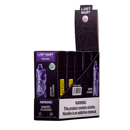 BUY 1 GET 1 FREE Grape Cloudd Lost Mary MO5000 | Vape Amazon India