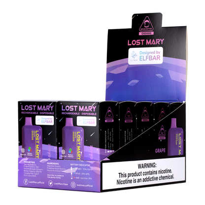 BUY 1 GET 1 FREE Grape Lost Mary OS5000 | Vape Amazon India