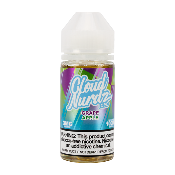 BUY 1 GET 1 FREE Iced Grape Apple by Cloud Nurdz 100mL | Vape Amazon India