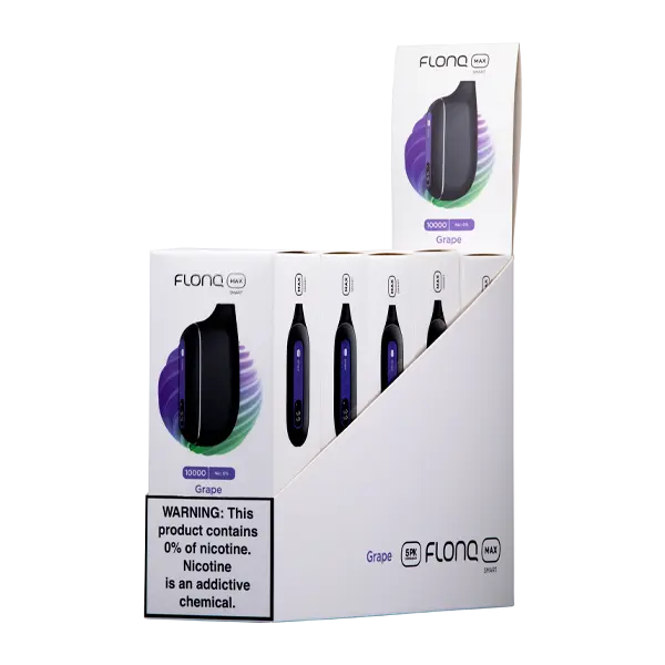 BUY 1 GET 1 FREE Grape FLONQ Max Smart | Vape Mumbai India Flonq