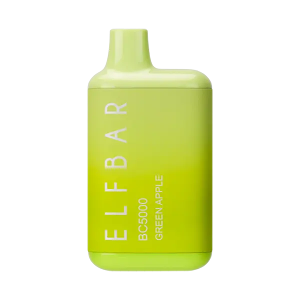 BUY 1 GET 1 FREE Green Apple Elf Bar 5000 | Vape Mumbai India EBCREATE