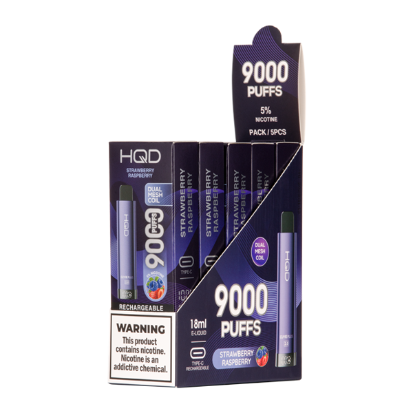 BUY 1 GET 1 FREE Strawberry Raspberry HQD Cuvie Plus 2.0 | Vape Amazon India