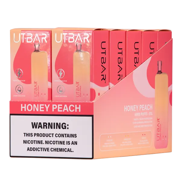 BUY 1 GET 1 FREE Honey Peach UT Bar | Vape Mumbai India Flum