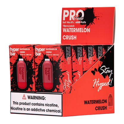 Watermelon Crush Hyper Bar Pro 6000