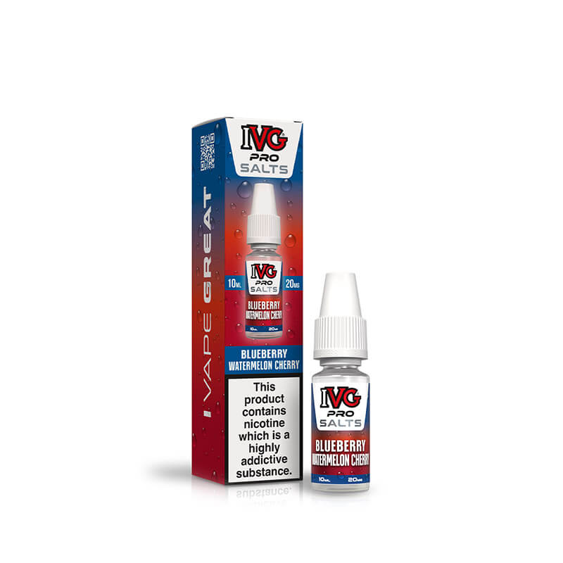 IVG Pro Salts Blueberry Watermelon Cherry 10ml E-Liquid