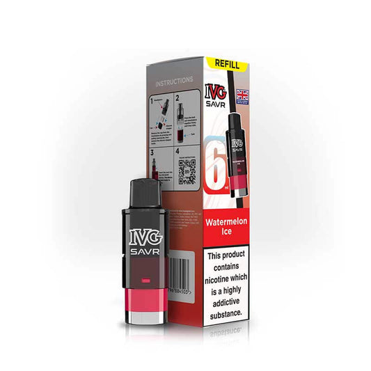IVG Savr 3000 Watermelon Ice Prefilled Vape Pod + Refill