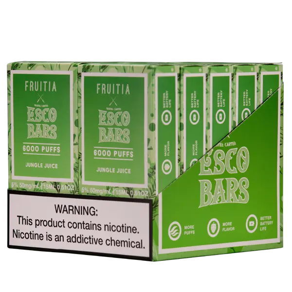 BUY 1 GET 1 FREE Jungle Juice Esco Bar 6000 | Vape Mumbai India Esco Bar