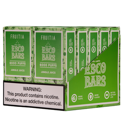 BUY 1 GET 1 FREE Jungle Juice Esco Bar 6000 | Vape Amazon India