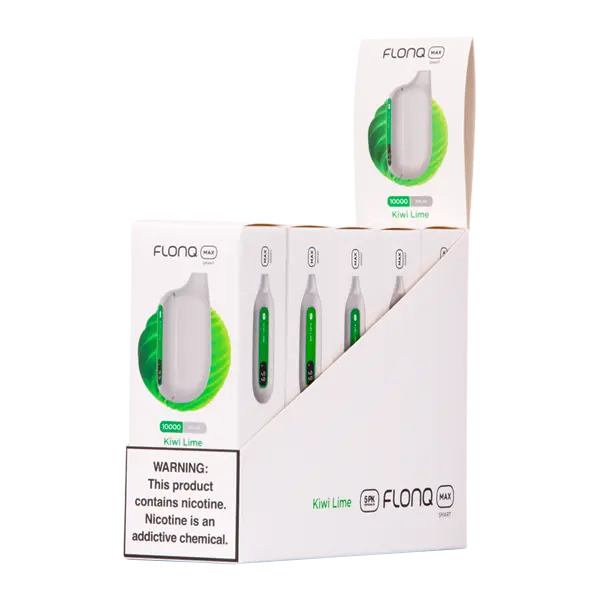 BUY 1 GET 1 FREE Kiwi Lime FLONQ Max Smart | Vape Mumbai India Flonq