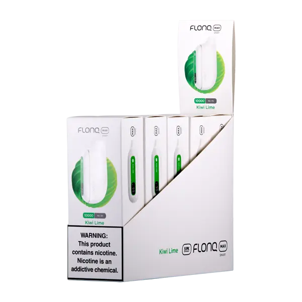BUY 1 GET 1 FREE Kiwi Lime FLONQ Max Smart | Vape Mumbai India Flonq