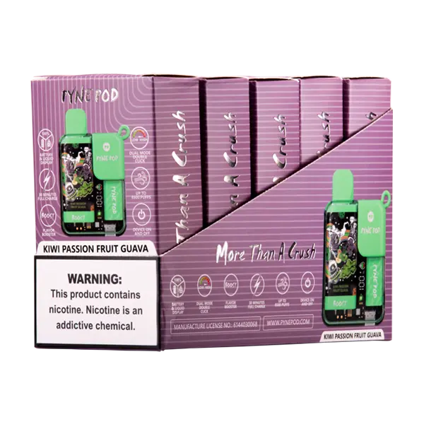 BUY 1 GET 1 FREE Kiwi Passion Fruit Guava Pyne Pod Boost | Vape Mumbai India Pyne Pod