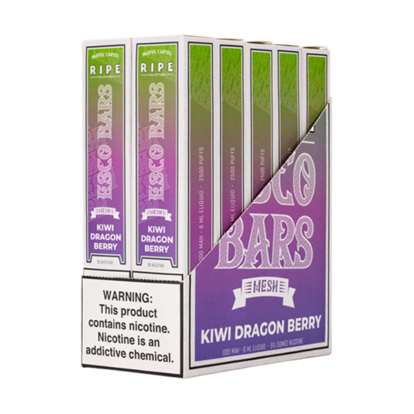 BUY 1 GET 1 FREE Kiwi Dragon Berry Esco Bar | Vape Amazon India