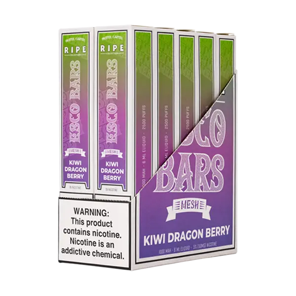 BUY 1 GET 1 FREE Kiwi Dragon Berry Esco Bar | Vape Mumbai India Esco Bar