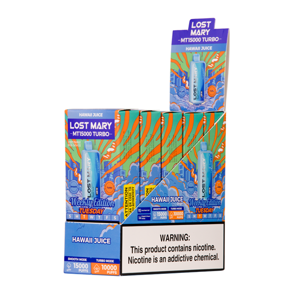 BUY 1 GET 1 FREE Hawaii Juice Lost Mary MT15000 Turbo (Tuesday) | Vape Amazon India