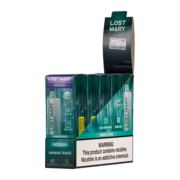 BUY 1 GET 1 FREE Hawaii Juice Lost Mary MO5000 (Glitter Edition) | Vape Amazon India