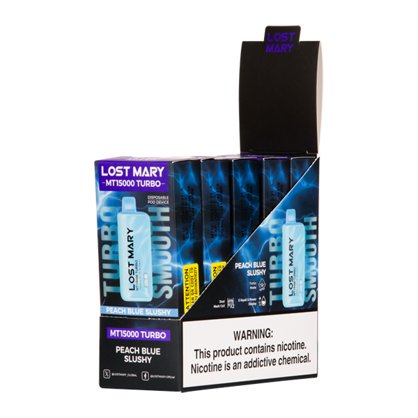 BUY 1 GET 1 FREE Peach Blue Slushy Lost Mary MT15000 Turbo | Vape Amazon India