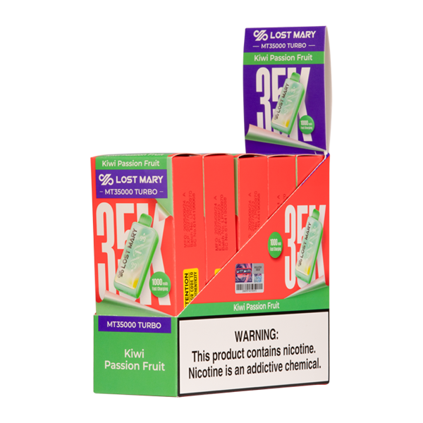 BUY 1 GET 1 FREE Kiwi Passion Fruit Lost Mary MT35K Turbo | Vape Amazon India