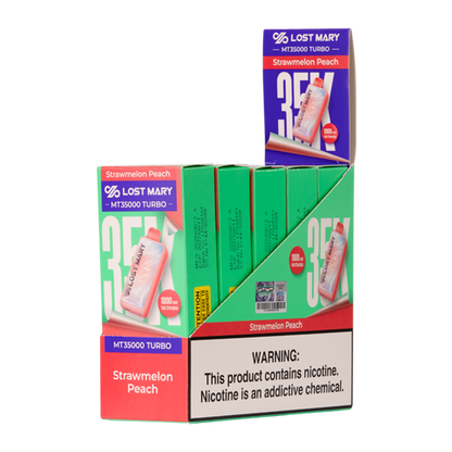 BUY 1 GET 1 FREE Strawmelon Peach Lost Mary MT35K Turbo | Vape Amazon India