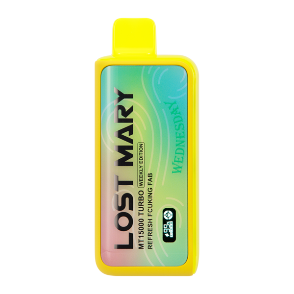 BUY 1 GET 1 FREE Refresh Fcuking Fab Lost Mary MT15000 Turbo (Wednesday) | Vape Amazon India