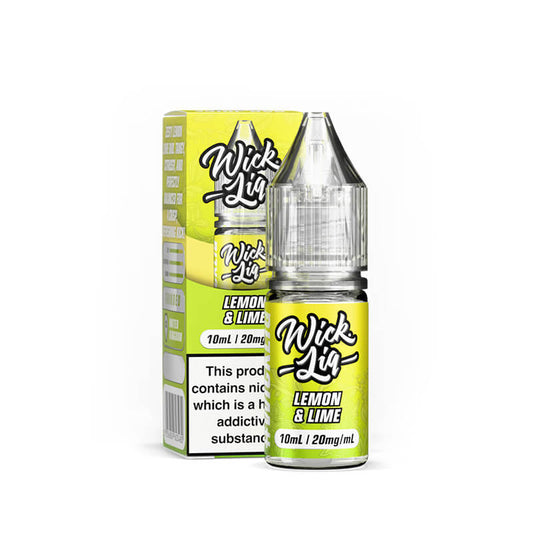 Wick Liq Bar Juice Lemon & Lime 10ml Nic Salts E-Liquid