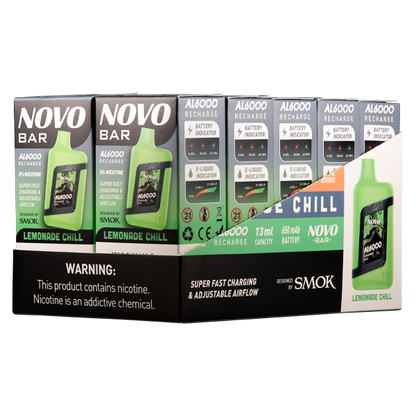 BUY 1 GET 1 FREE Lemonade Chill Novo Bar AL6000 | Vape Amazon India