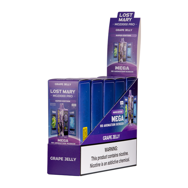 BUY 1 GET 1 FREE Grape Jelly Lost Mary MO20000 PRO Super Edition | Vape Amazon India
